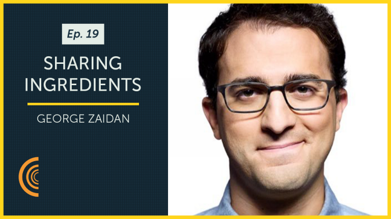 Sharing Ingredients with  Producer and Author George Zaidan